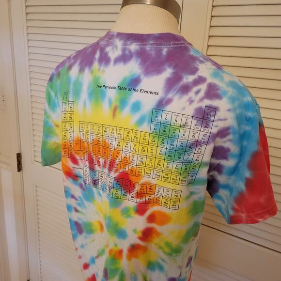 Gildan Ultra Cotton Tie Dye Chemistry Graphic Unisex T-Shirt Medium - Picture 5 of 7
